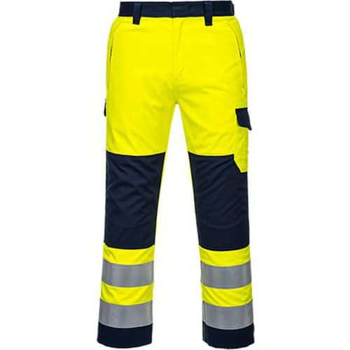 Hi-Vis Modaflame nadrág, kék/sárga