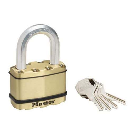 Sárgaréz lakat Master Lock Excell 64mm