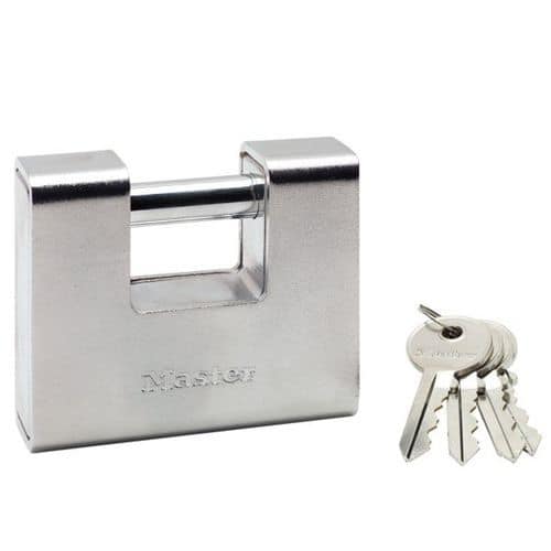 Master Lock téglalap alakú lakat a fokozott védelemért 90 mm