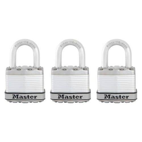 Master Lock Excell 45mm-es titán lakat készlet, 3 db