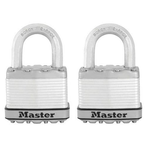 Master Lock Excell 50mm-es titán lakat készlet, 2 db