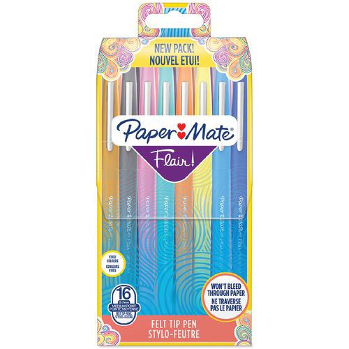 Markers Paper Mate Flair, 16 db