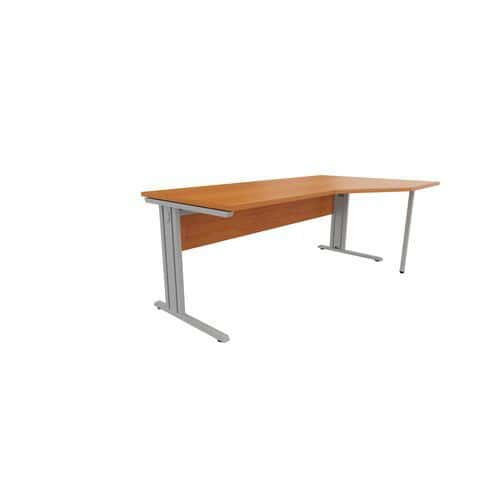 Classic line ergo irodai asztal, 200 x 110 x 75 cm, jobbos kivitel