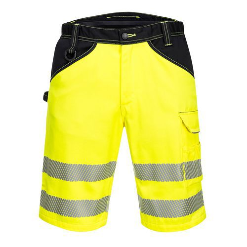 PW3 Hi-Vis rövidnadrág, fekete/sárga