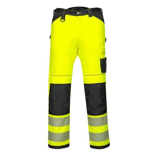 PW3 Hi-Vis Stretch Work női nadrág, fekete/sárga