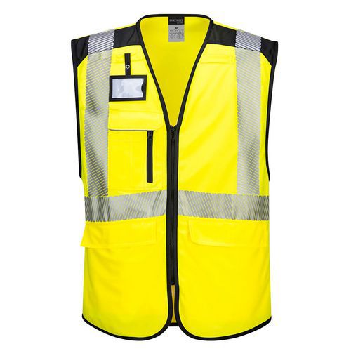 PW3 Hi-Vis Executive mellény, fekete/sárga