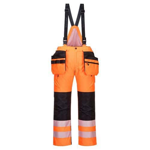 PW3 Hi-Vis téli nadrág, fekete/narancssárga