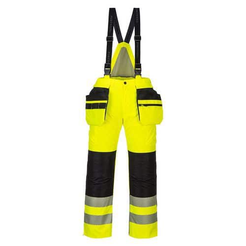 PW3 Hi-Vis téli nadrág, fekete/sárga