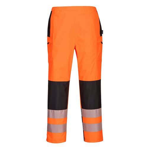 PW3 Hi-Vis női eső nadrág, fekete/narancssárga