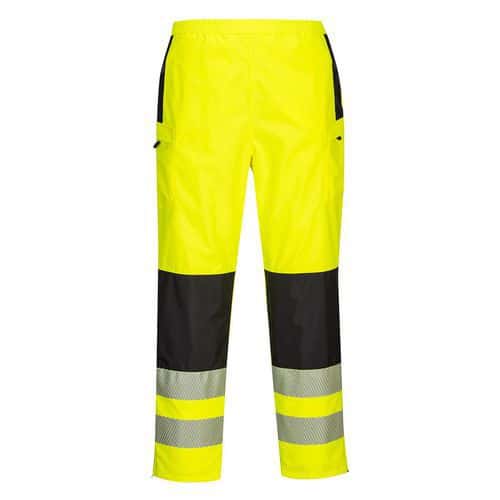 PW3 Hi-Vis női eső nadrág, fekete/sárga