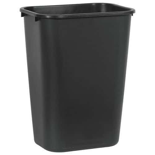 Rubbermaid műanyag szemetes, 39 l, fekete