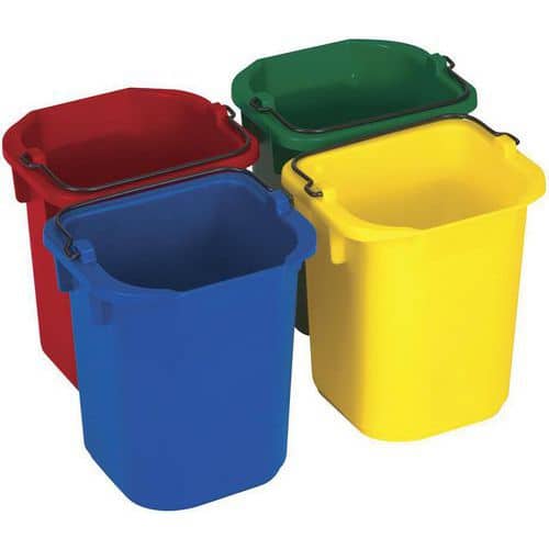 Színkódos vödrök - 5 l - Rubbermaid