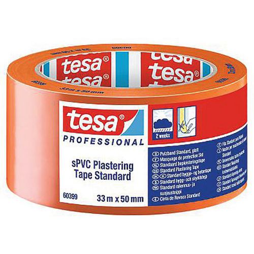 Tesa PVC ragasztószalag, 33 m, 50 mm, narancssárga