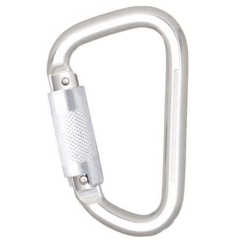 Alumínium karabiner 1/4 fordulatú zárral