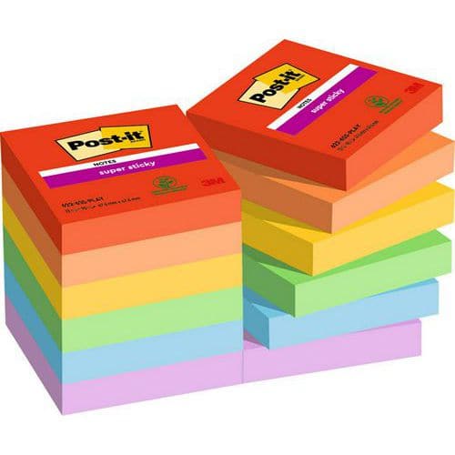 Post-it szuper cetlik, 47-76 x 47-127 x 58,8-61 mm