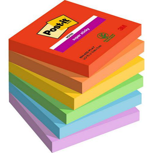 Post-it szuper cetlik, 47-76 x 47-127 x 58,8-61 mm