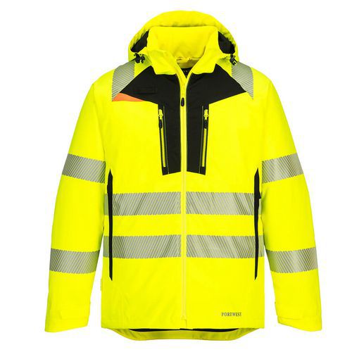 DX4 Hi-Vis Téli kabát, fekete/sárga